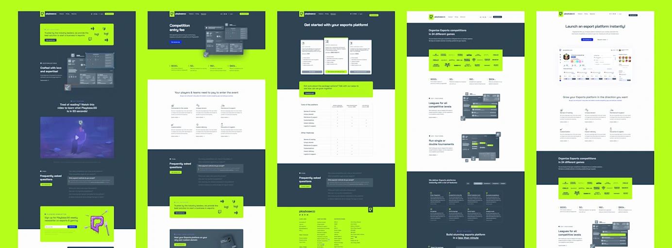  Instant Esports Platform as a Service core feature showcase