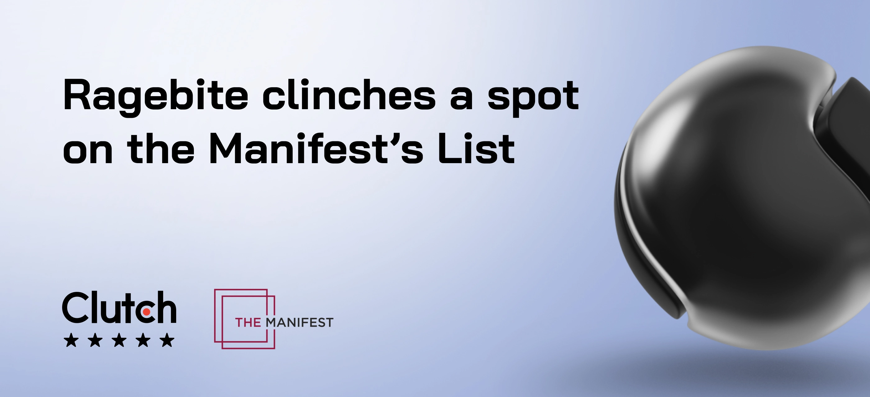 Ragebite clinches a spot on the Manifest’s List of most-reviewed web agencies in Serbia