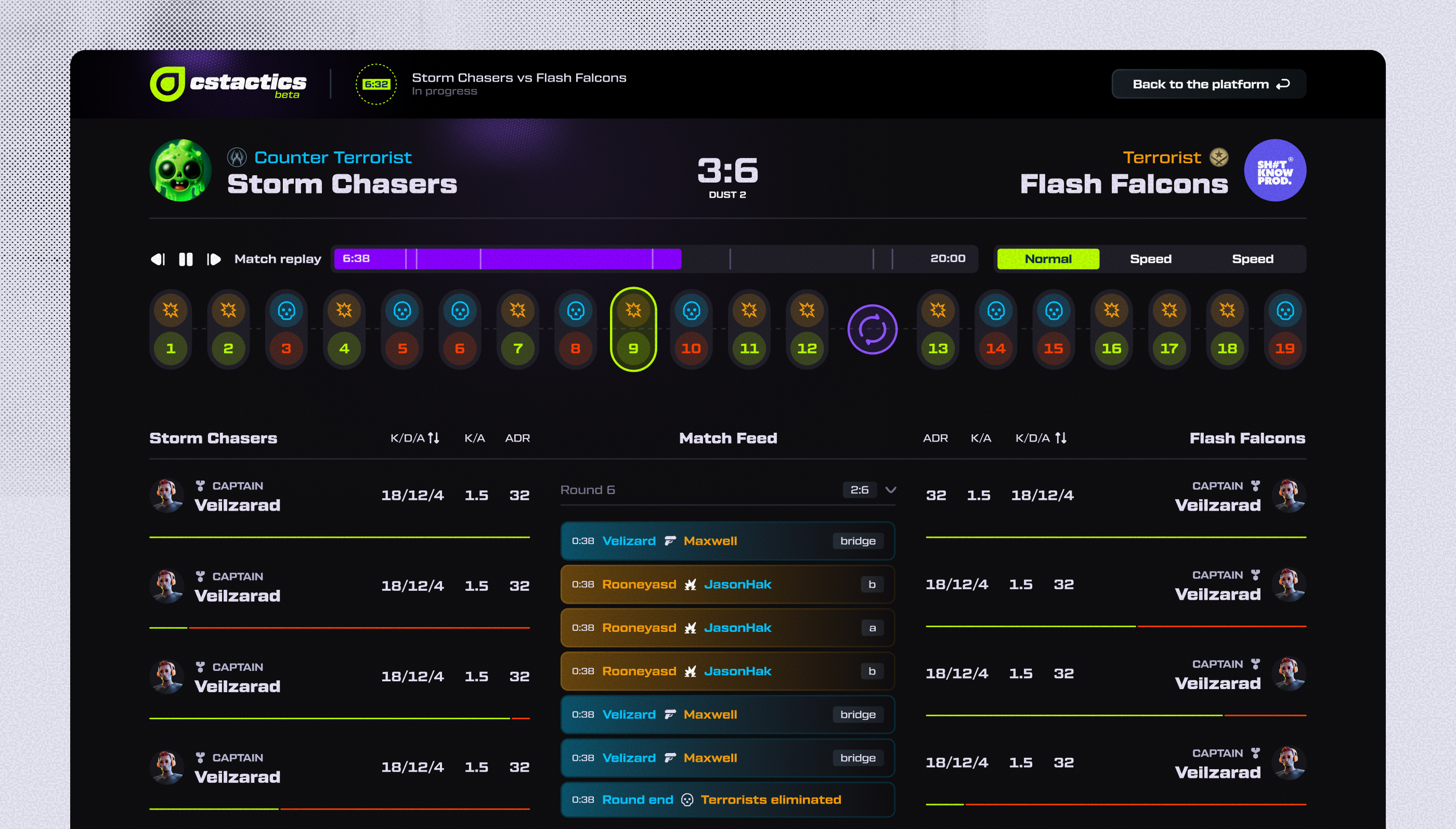 CSTACTICS.GG | UX/UI Redesign of a Counter-Strike Manager Game core feature showcase