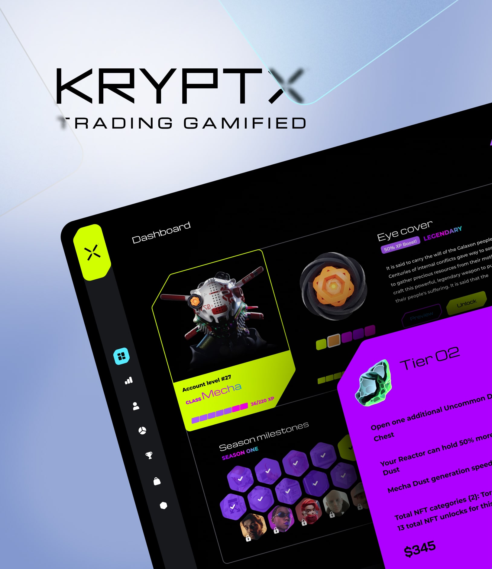 A Gamified Crypto Trading Platform project showcase