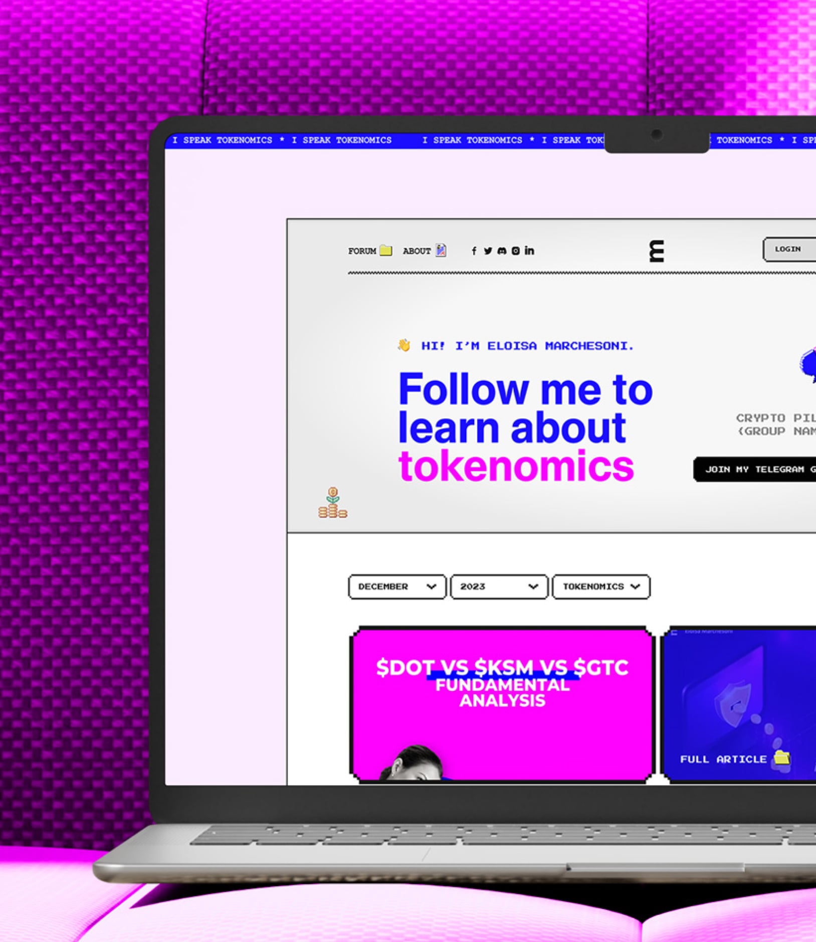 Insightful Crypto Tips with a Retro Twist project showcase