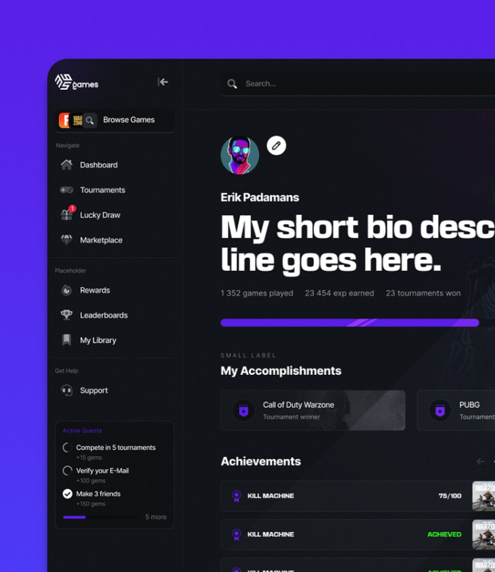 Competitive Esports Platform for MENA Region project showcase