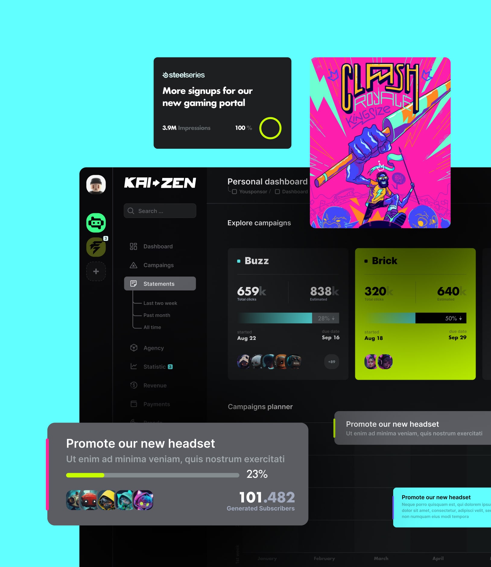 Campaign Management Tool for Marketing Agencies project showcase
