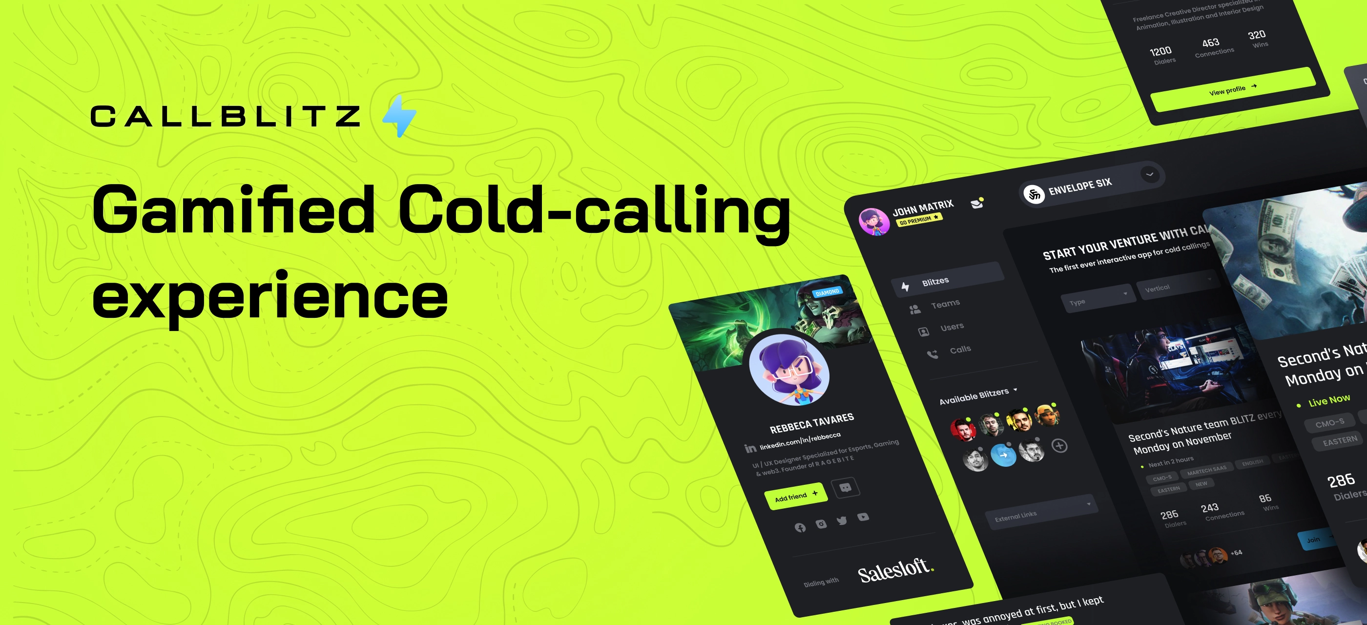 Callblitz — gamified real-time coaching sales service