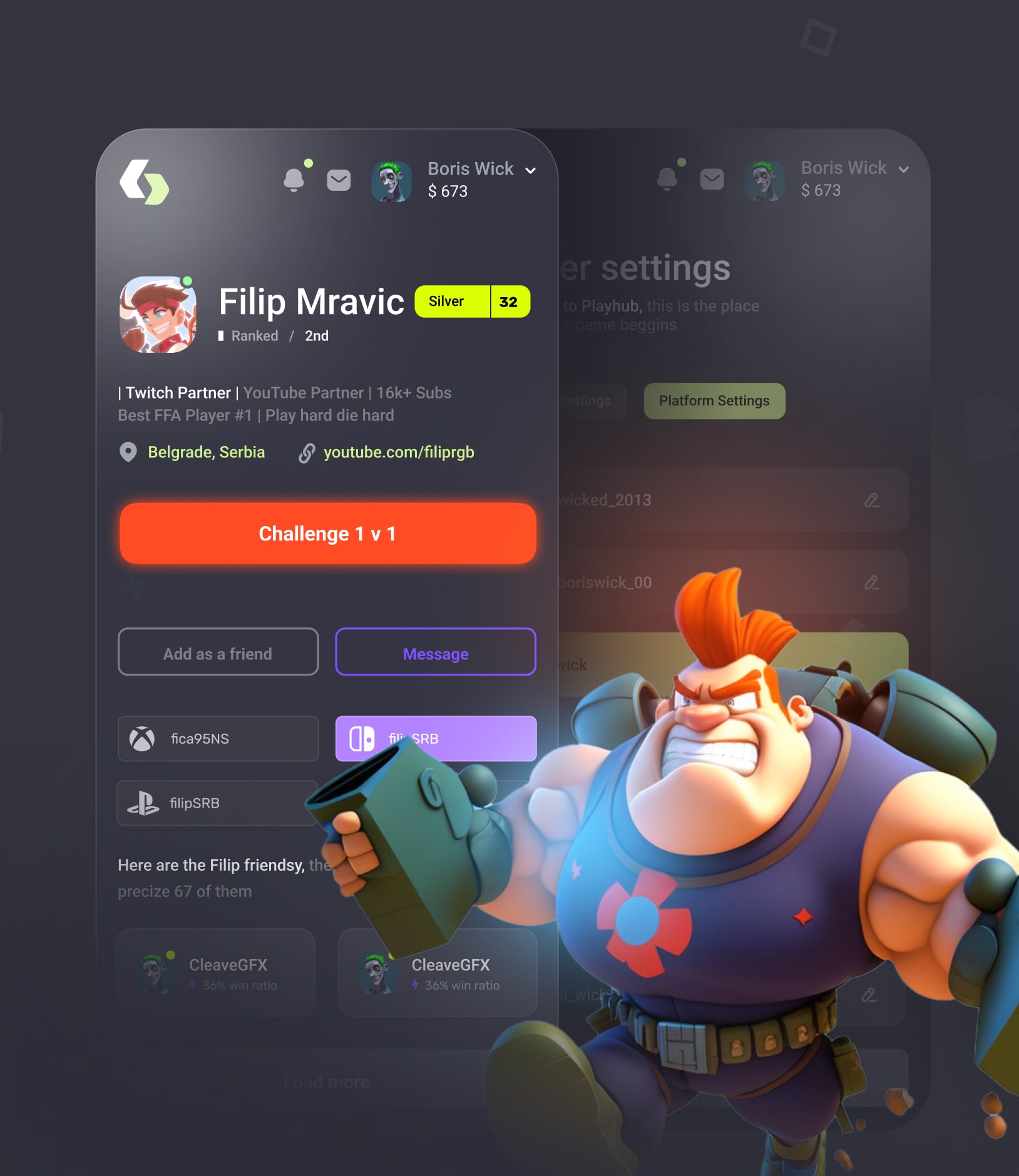 Competitive Gaming Platform for African Market project showcase