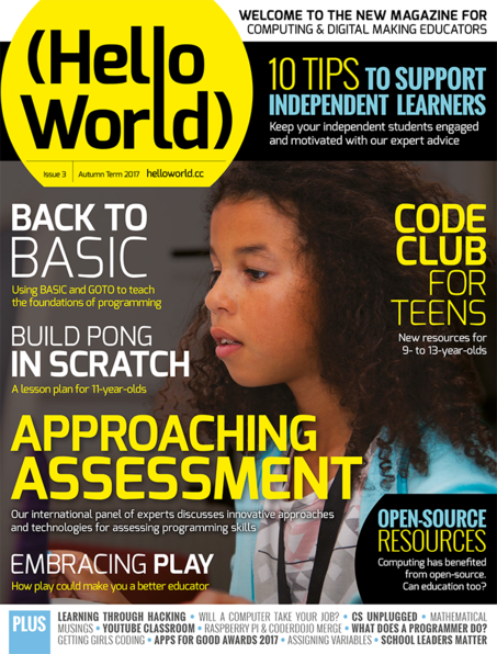 Issue 3 of the Hello World Magazine