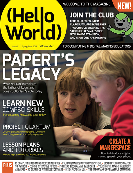 Issue 1 of the Hello World magazine