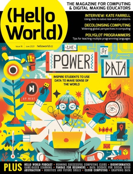 Issue 16 of the Hello World magazine