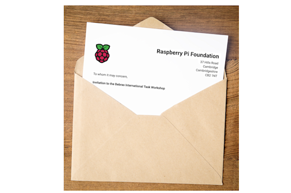 An open envelope showing the top of a letter.