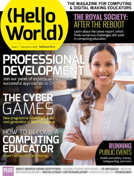 Issue 4 of the Hello World magazine