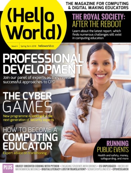Issue 4 of the Hello World magazine