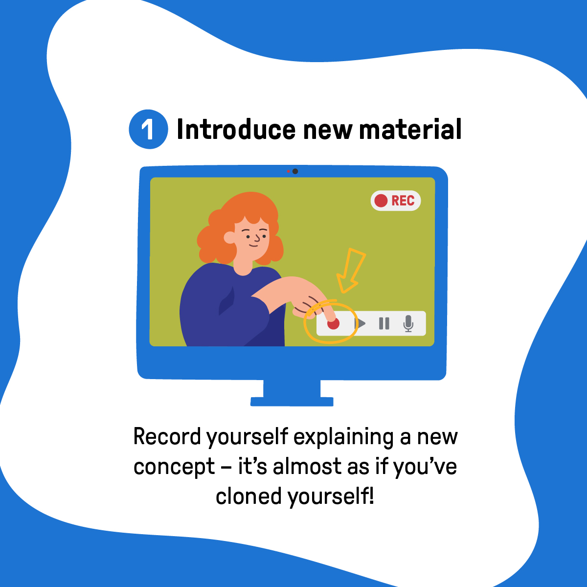screen recording introduce new material