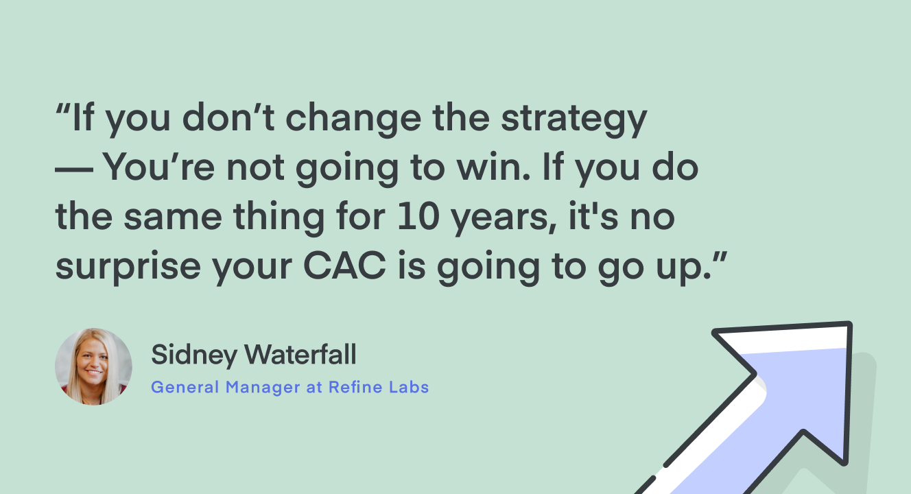 Sidney Waterfall at Refine Labs - change your strategy quote