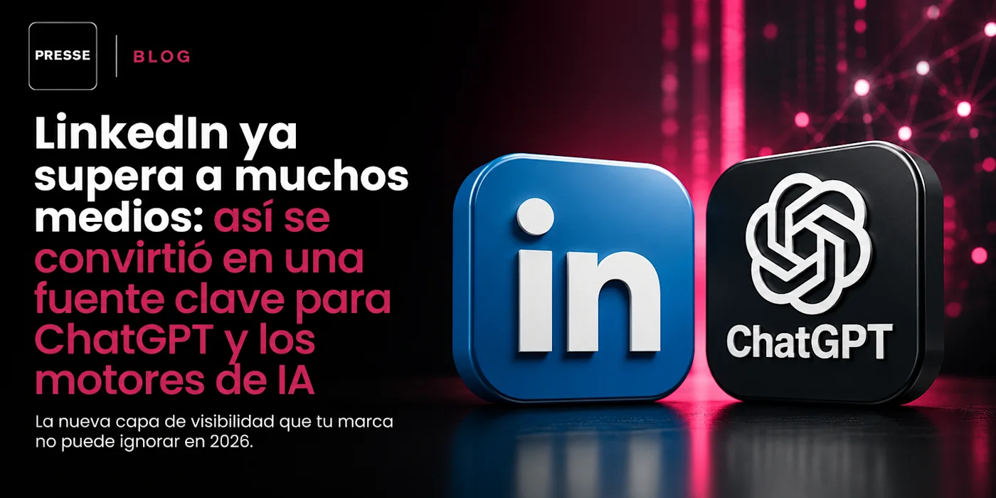 LinkedIn y ChatGPT: la nueva batalla por la visibilidad digital en 2026 | Presse Blog