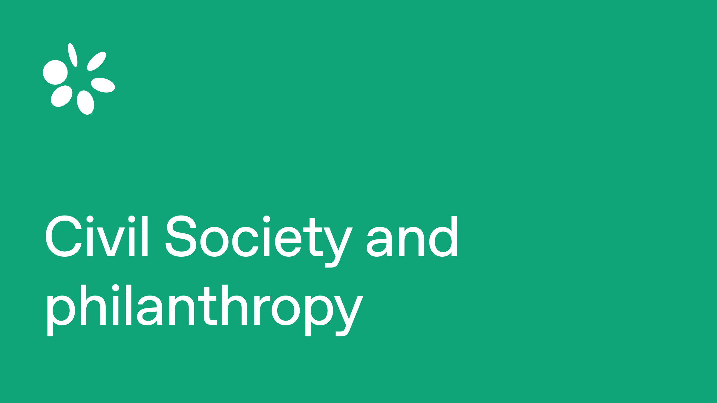 AI for Civil Society and Philanthropy