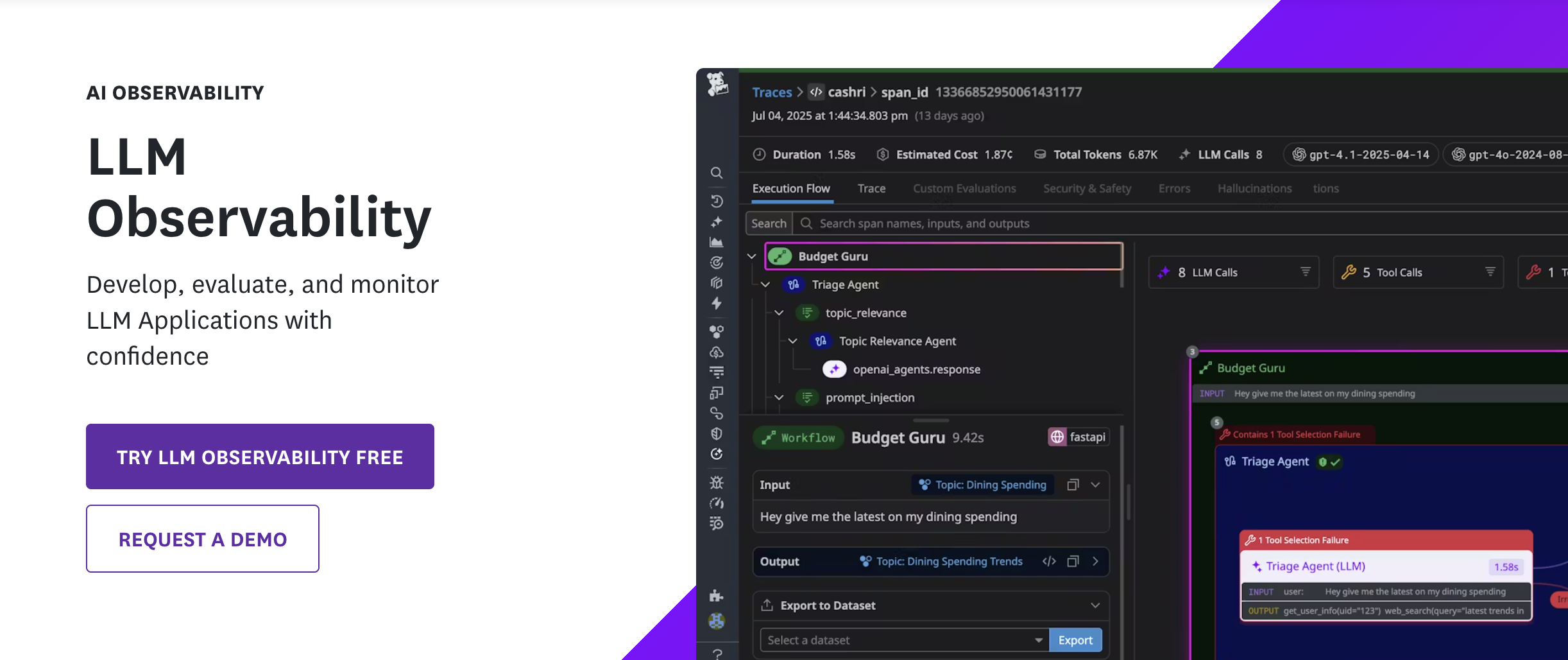 [Datadog LLM Landing Page](round)