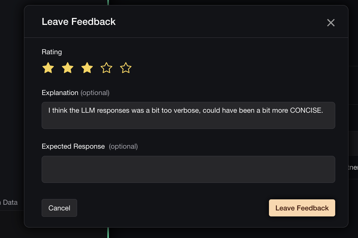 Human-in-the-loop for LLM responses in production