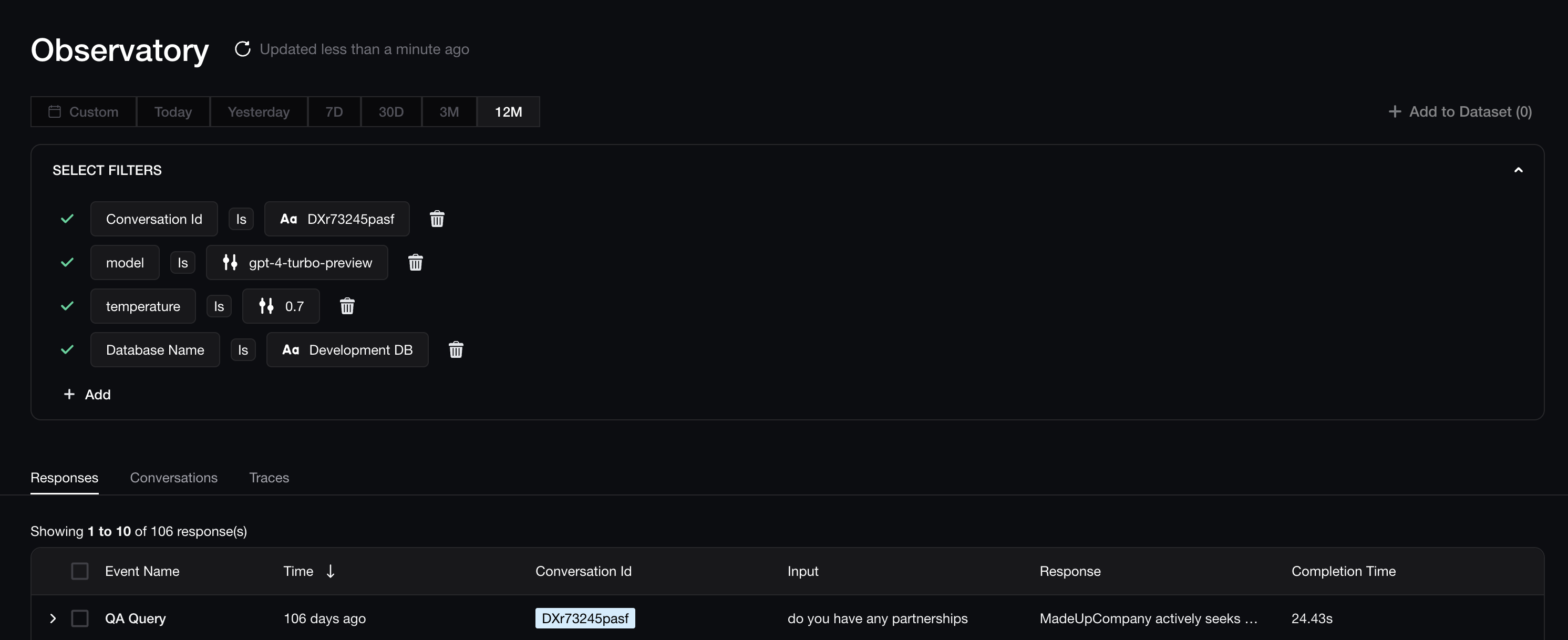How Filtering Works on Confident AI