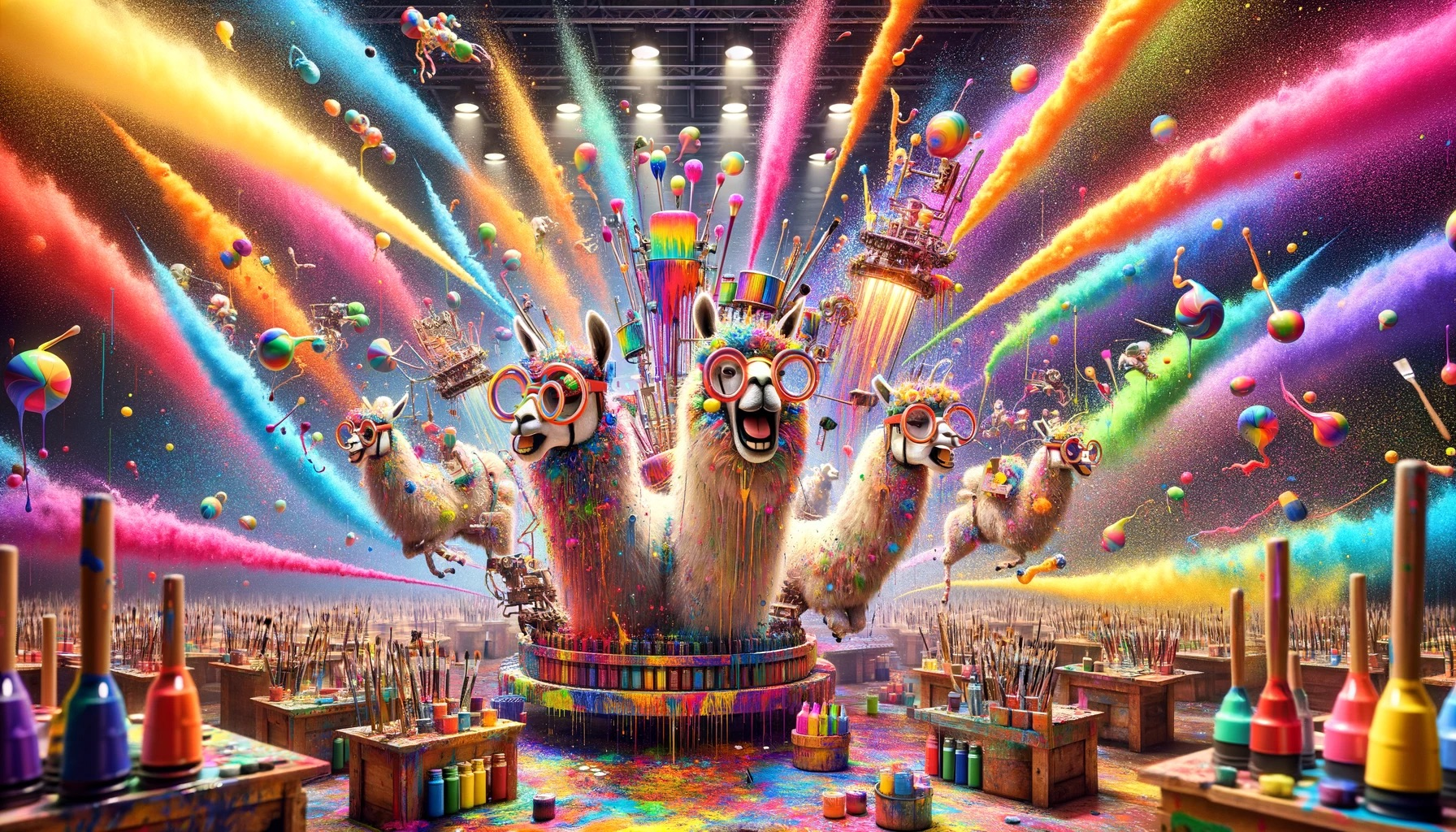 Happy llama's (ai generated)