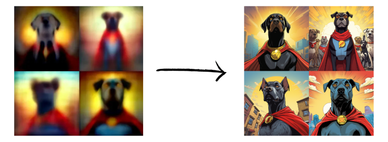 midjourney unblur example