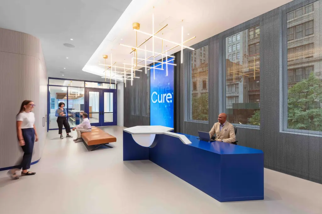 Image of second floor entry area Cure NYC 