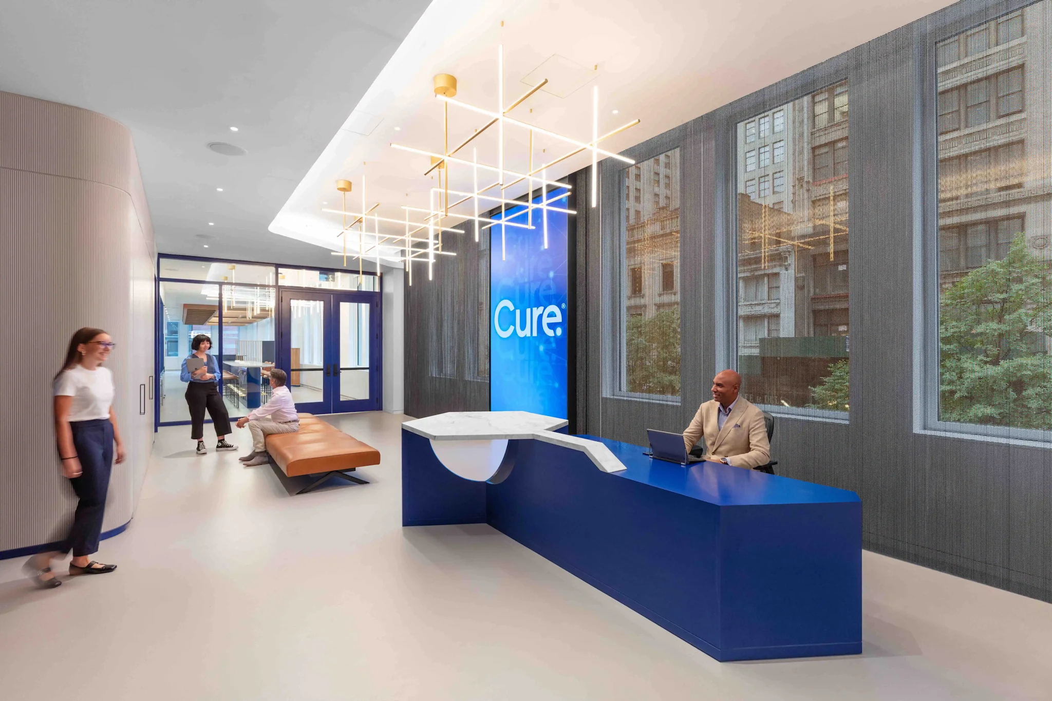 Image of second floor entry area Cure NYC