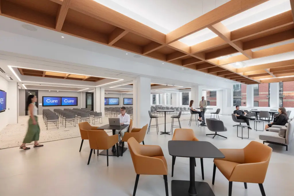Image of 2nd floor event area at Cure NYC 