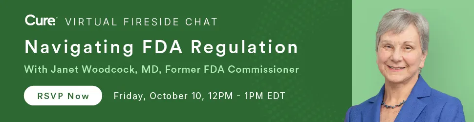 Virtual Fireside Chat - Navigating the FDA with Janet Woodcock - Promo Banner Desktop