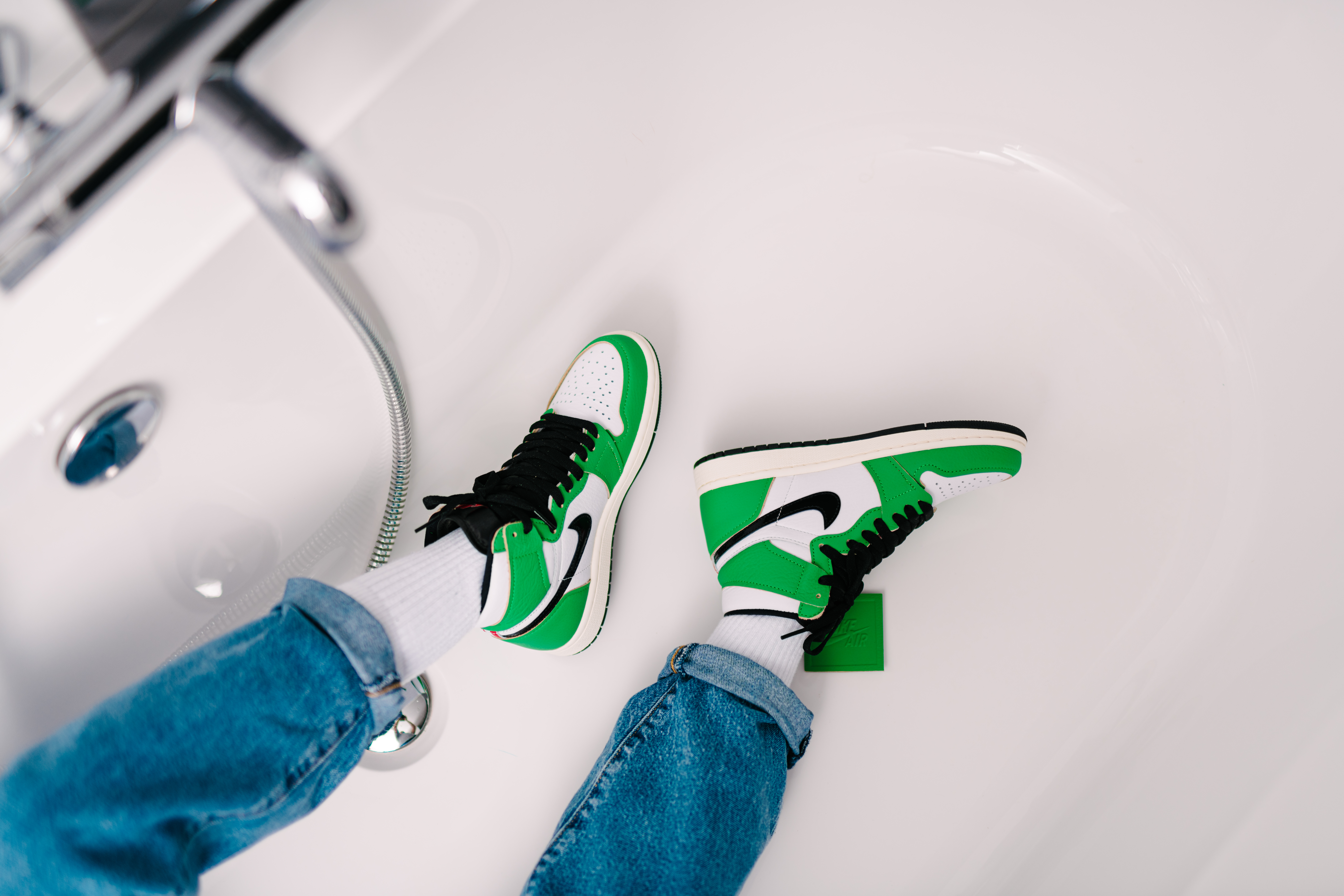womens lucky green