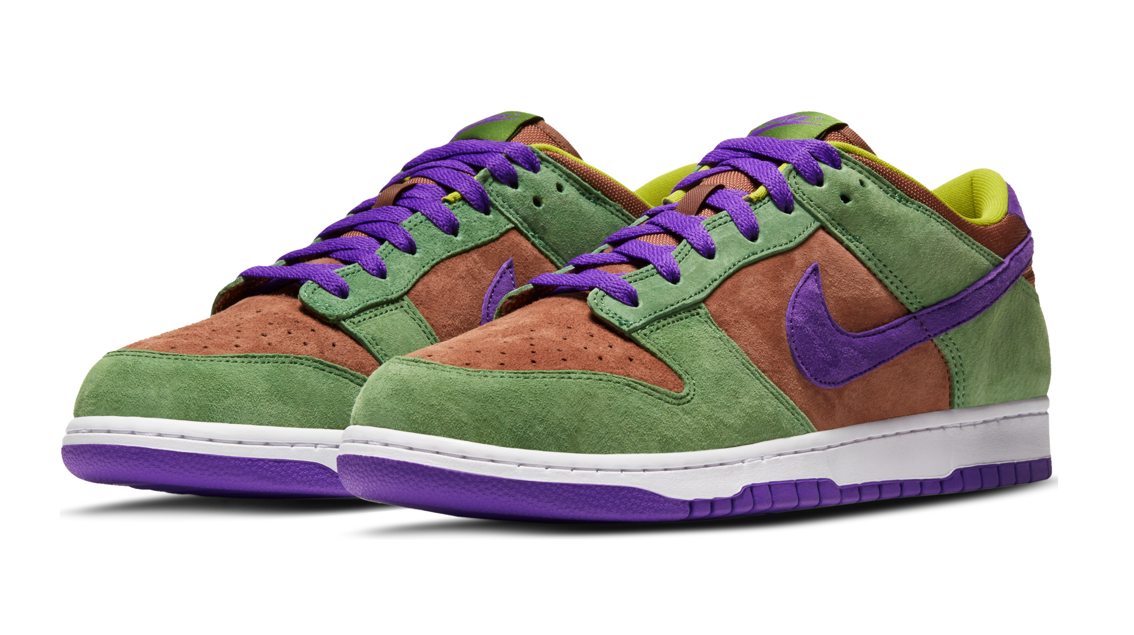 dunk purple green