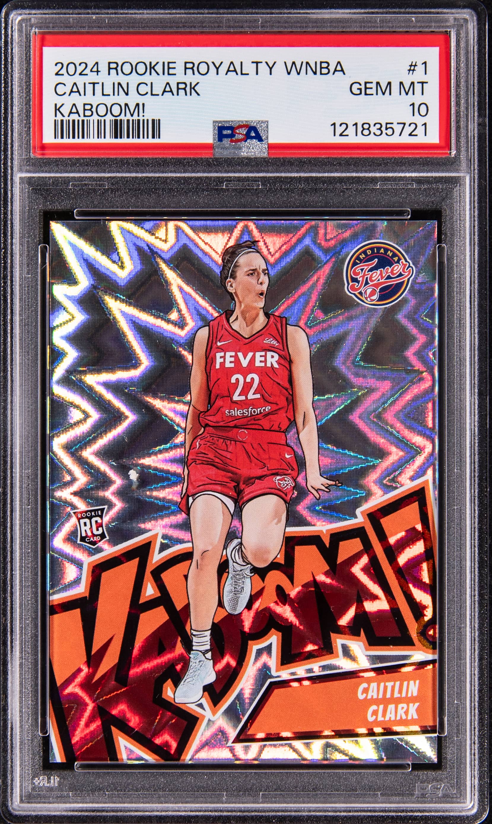 Caitlin Clark WNBA Kaboom Rookie Sells for $12K