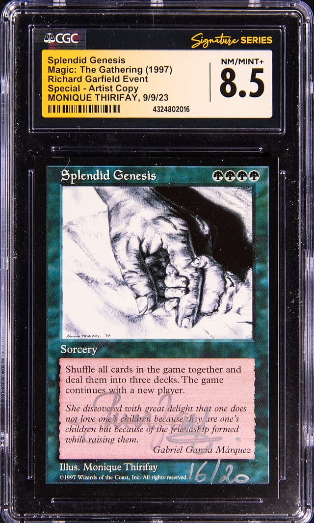1997 MTG Splendid Genesis Artist Proof Sold
