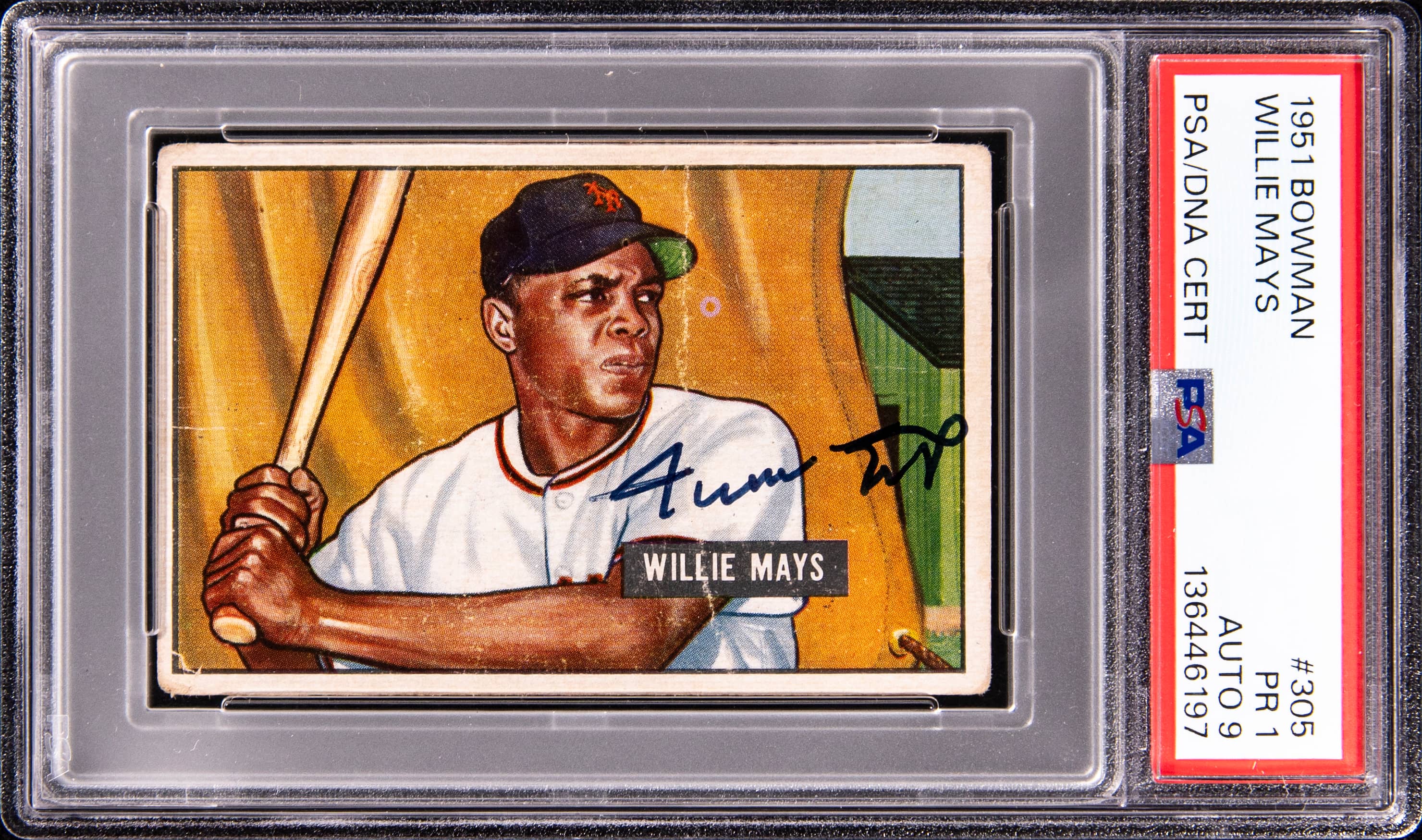 1951 Bowman Willie Mays Signed Rookie Sells for $27K