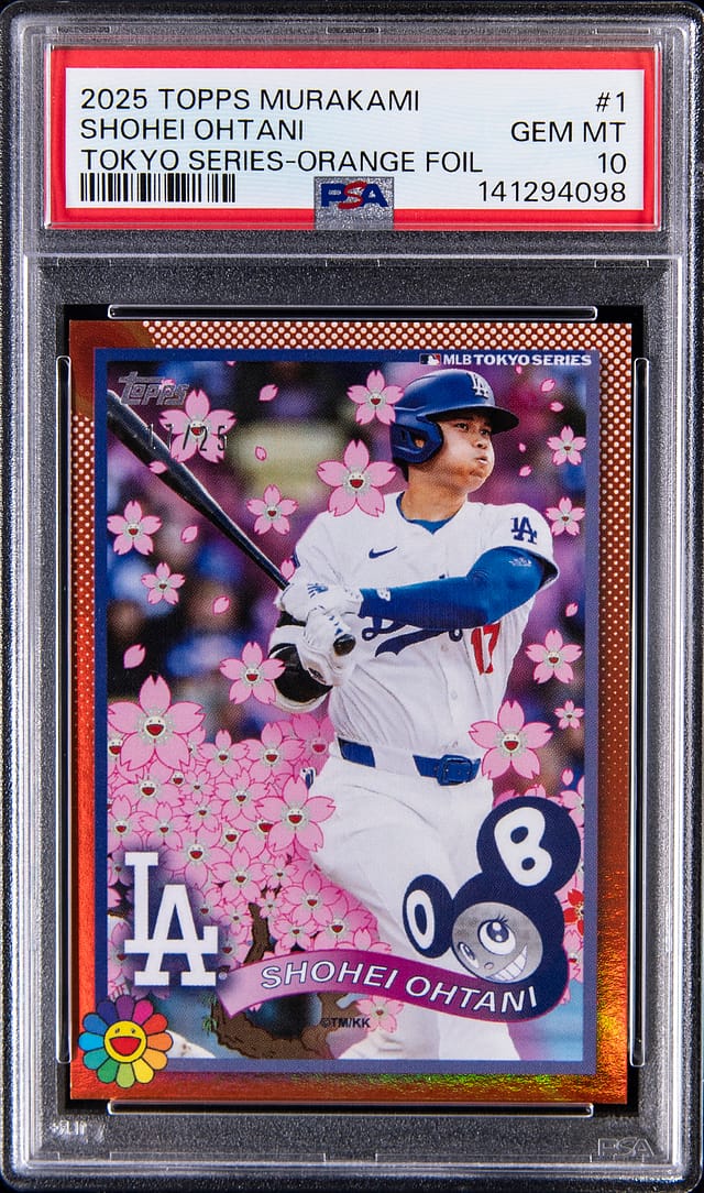 Ohtani 2025 Tokyo Series Orange Foil /25 Sells for $19K