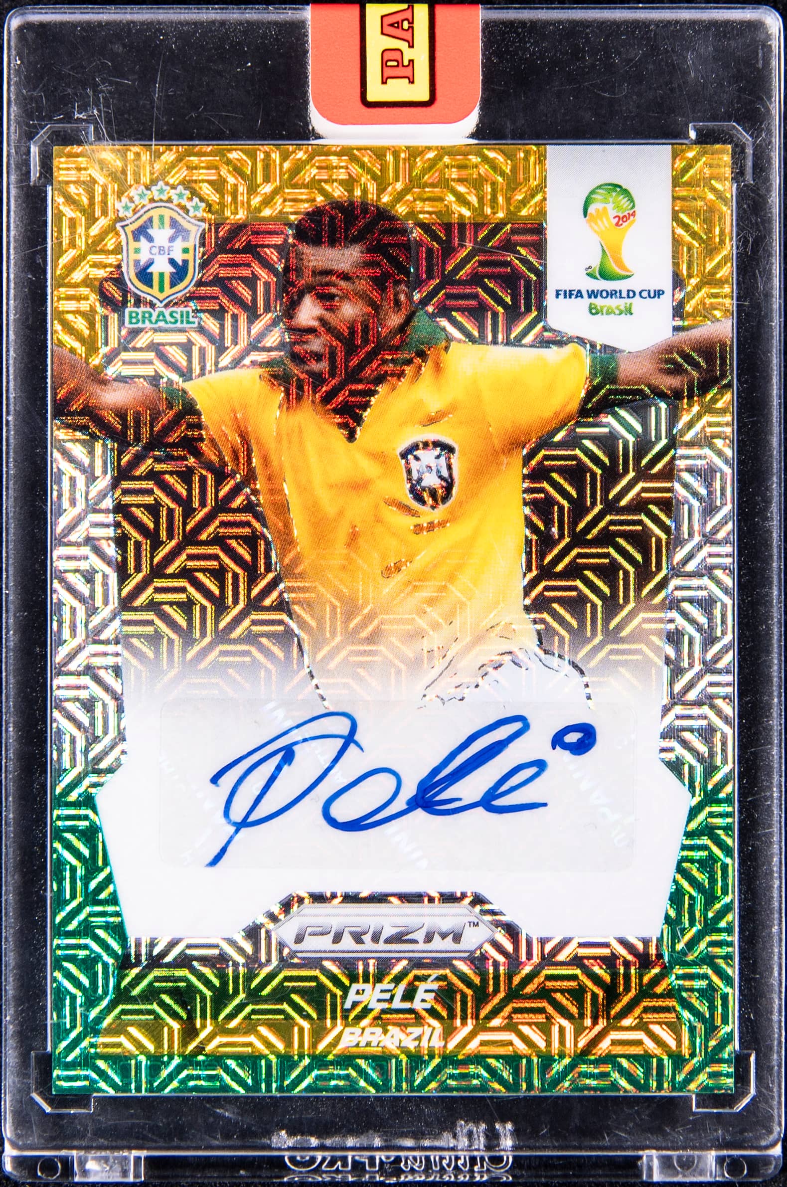 Pelé 2014 Prizm World Cup 1/1 Auto Sells for $106K