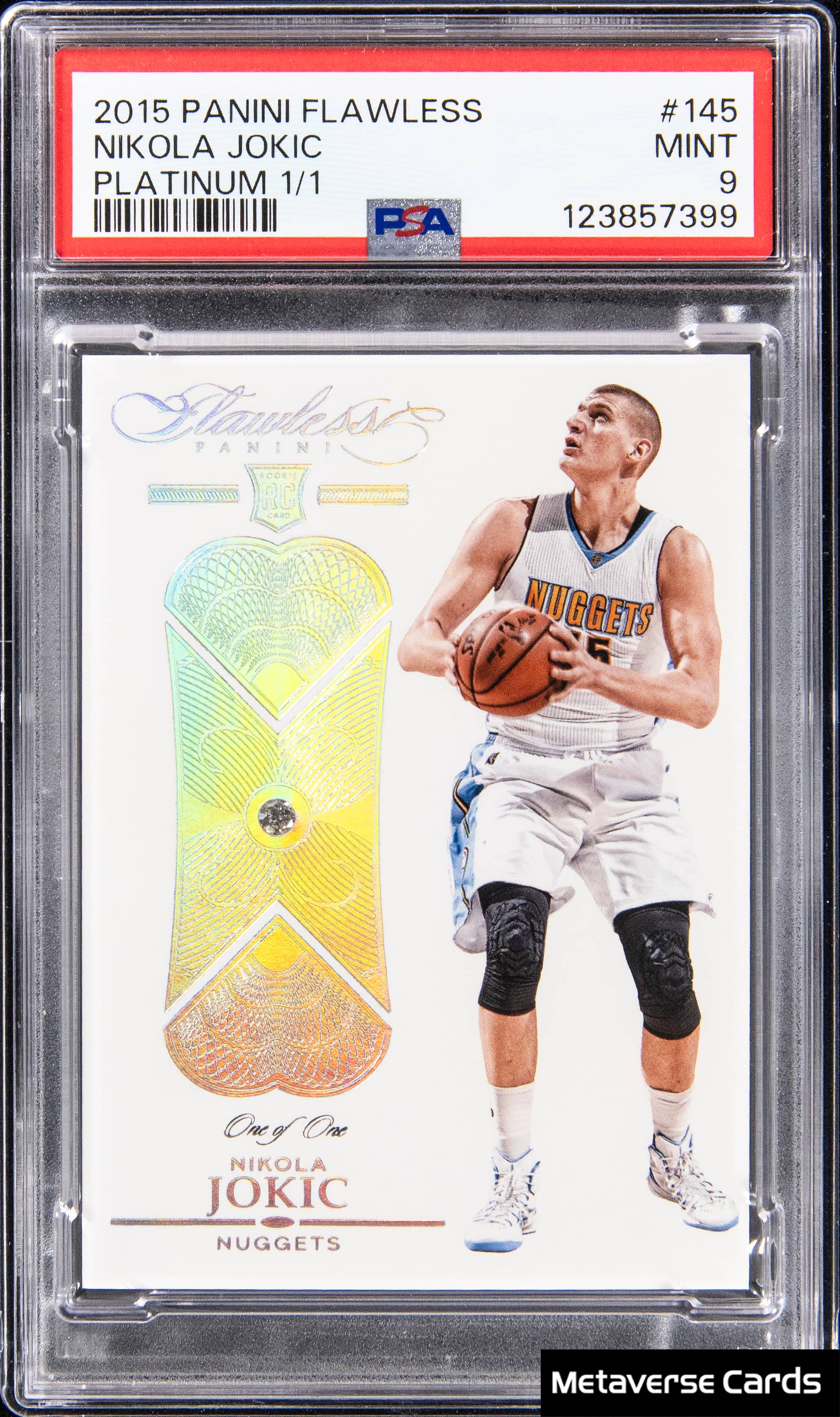 Nikola Jokic 2015-16 Flawless 1/1 Rookie Sells for $176k