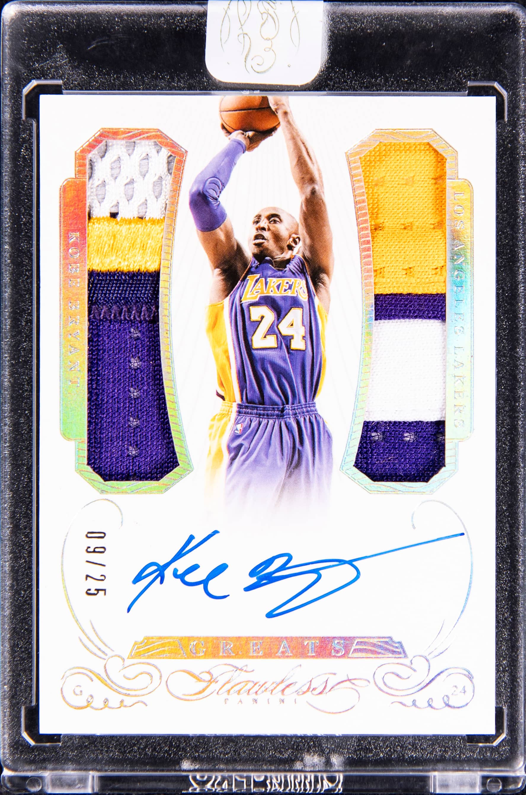 Kobe 2014-15 Flawless Dual Auto Patch Sells for $106K
