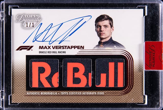 2022 Topps Dynasty F1 Max Verstappen Gold 1/1 Sale