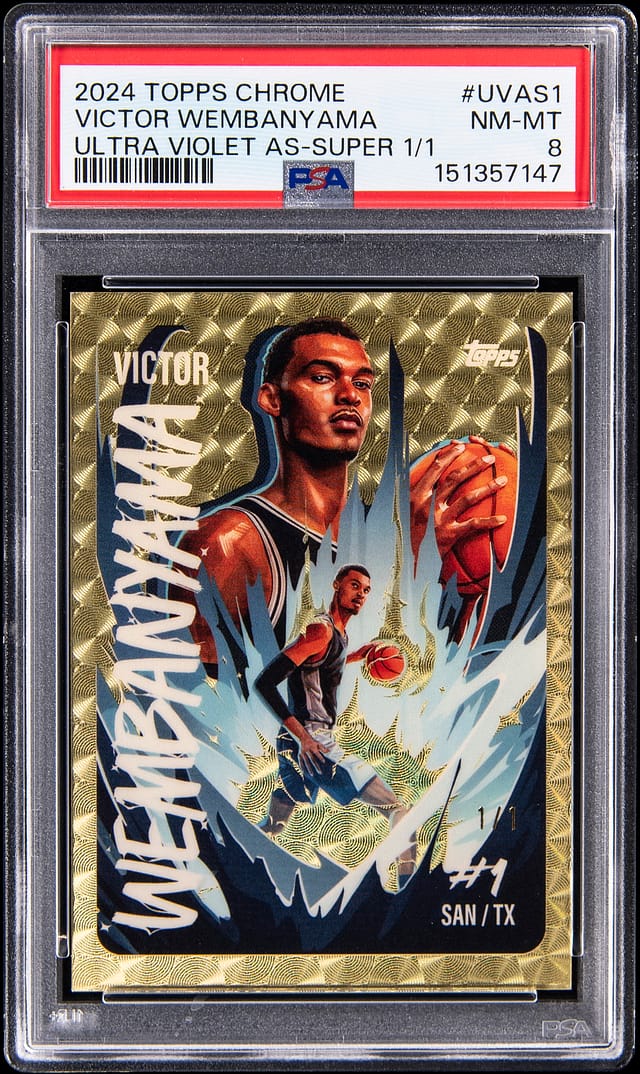 Victor Wembanyama 1/1 SuperFractor Sells for $732K