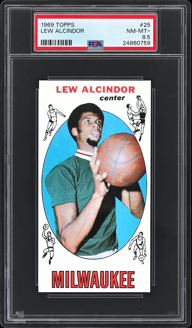 Kareem 1969 Topps Rookie PSA 8.5 Sells for $81K