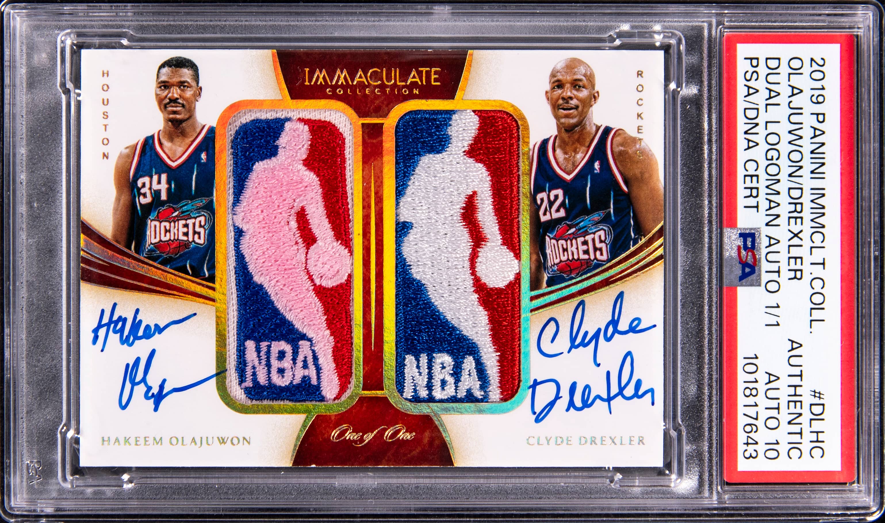 Olajuwon & Drexler Dual Logoman Auto Sells for $41K