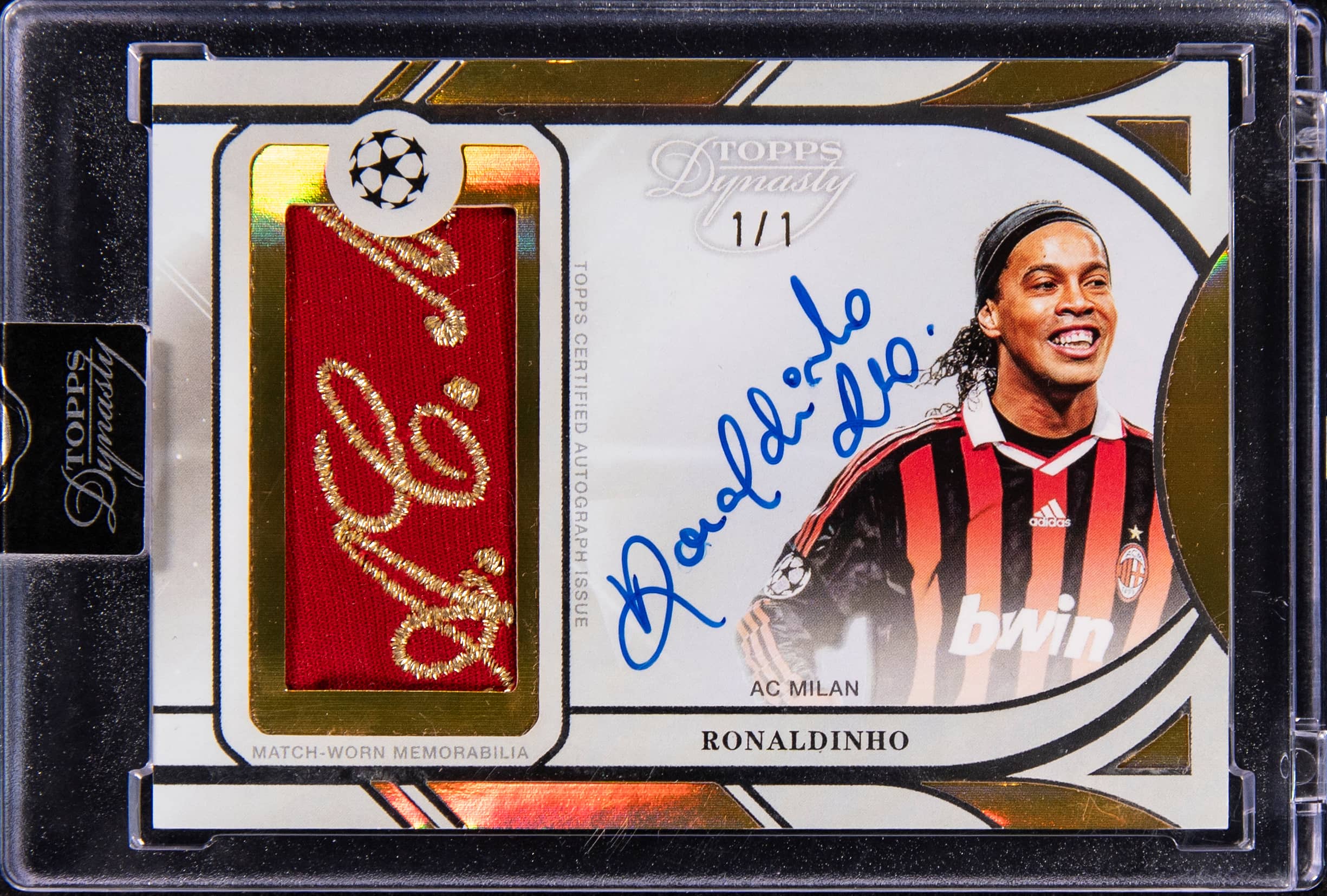 Ronaldinho 2024-25 Topps Dynasty Gold 1/1 Sale