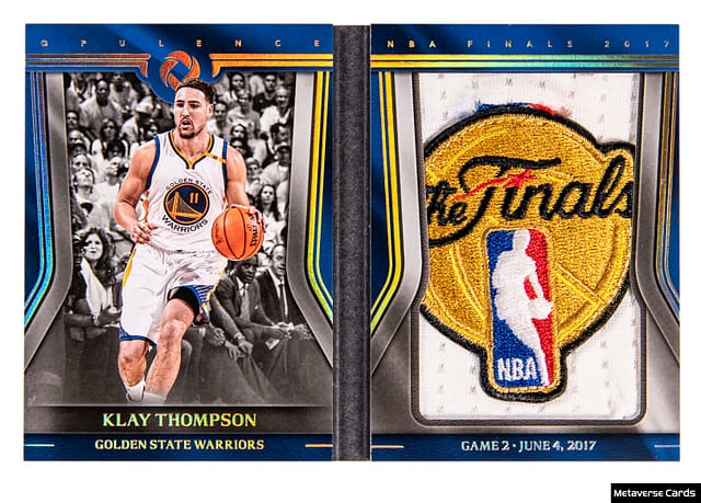 Klay Thompson 2017 Opulence NBA Finals 1/1 Sale
