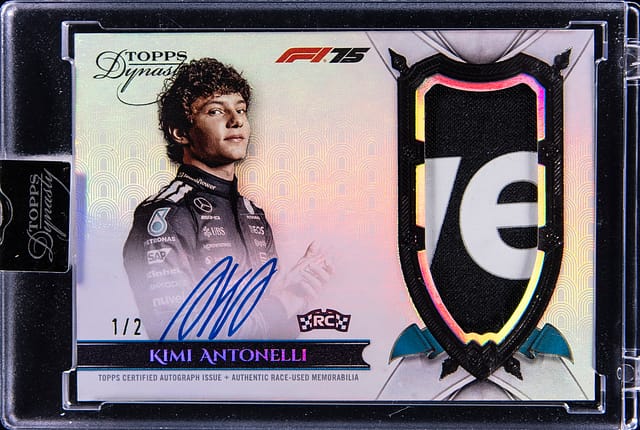 Kimi Antonelli 2025 Dynasty F1 Black Patch Auto /2 Sale