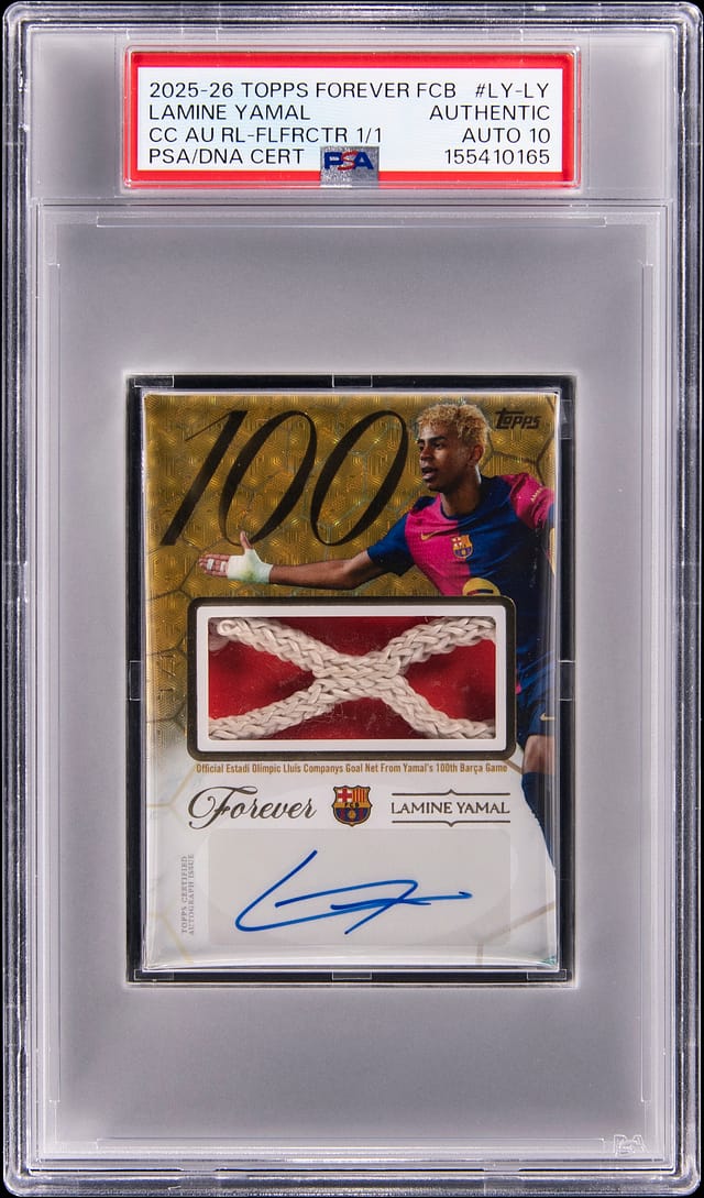 Lamine Yamal 1/1 UCL Relic FoilFractor Sells for $32K