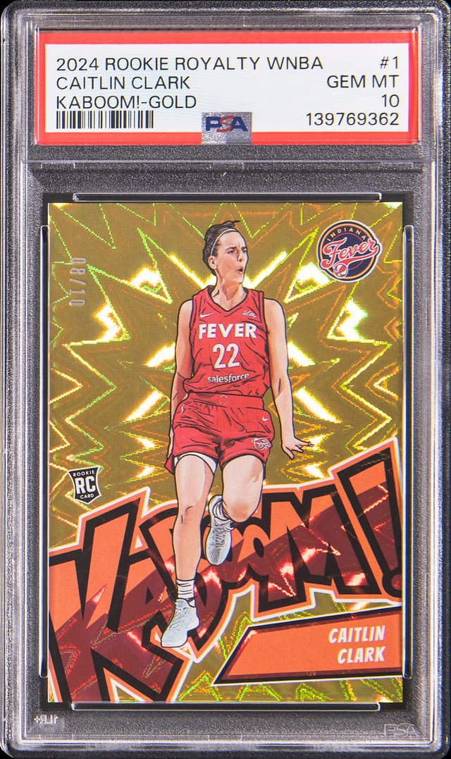 Caitlin Clark Kaboom Gold Rookie Sells for $1M+
