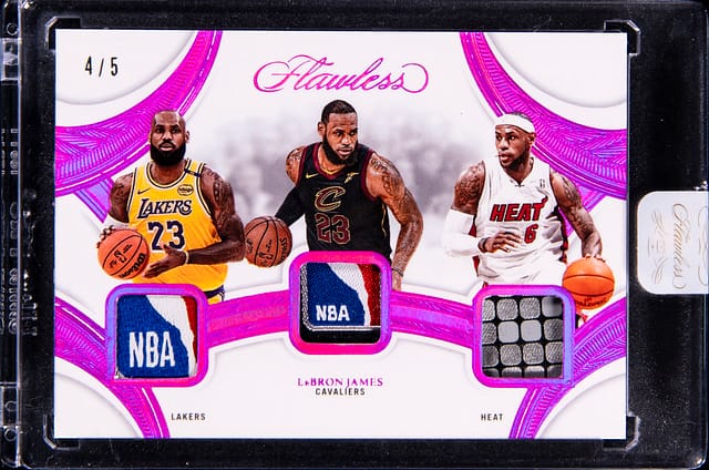 LeBron 2024-25 Flawless Triple Patches /5 Sale