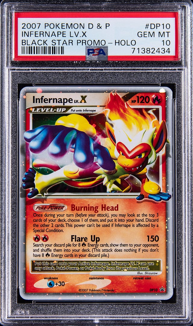 2007 Infernape Lv.X DP10 PSA 10 Sells for $40.5K