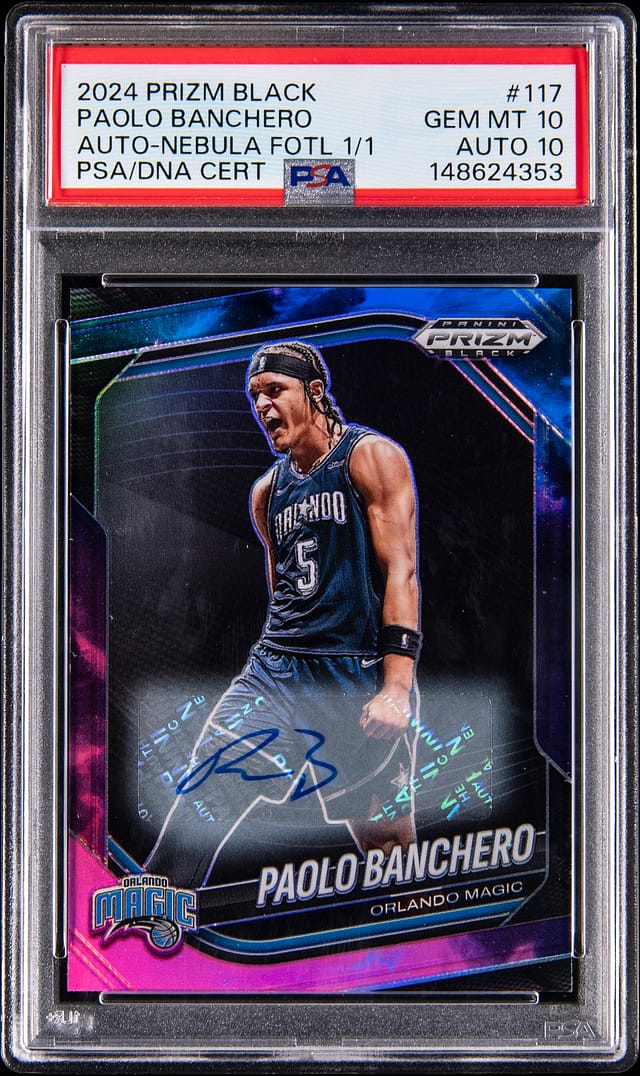 Paolo Banchero 2024-25 Prizm Black Nebula 1/1 Sale