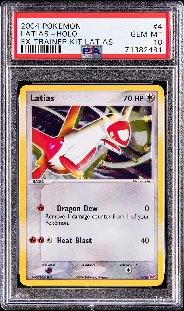 2004 Latias ex Trainer Kit PSA 10 Sells for $12,200
